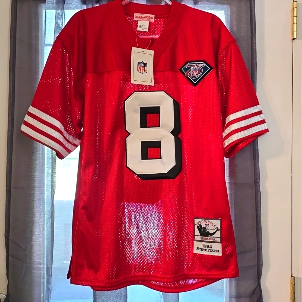 Authentic Mitchell & Ness 1994 San Francisco 49ers Steve Young Jersey Size XL